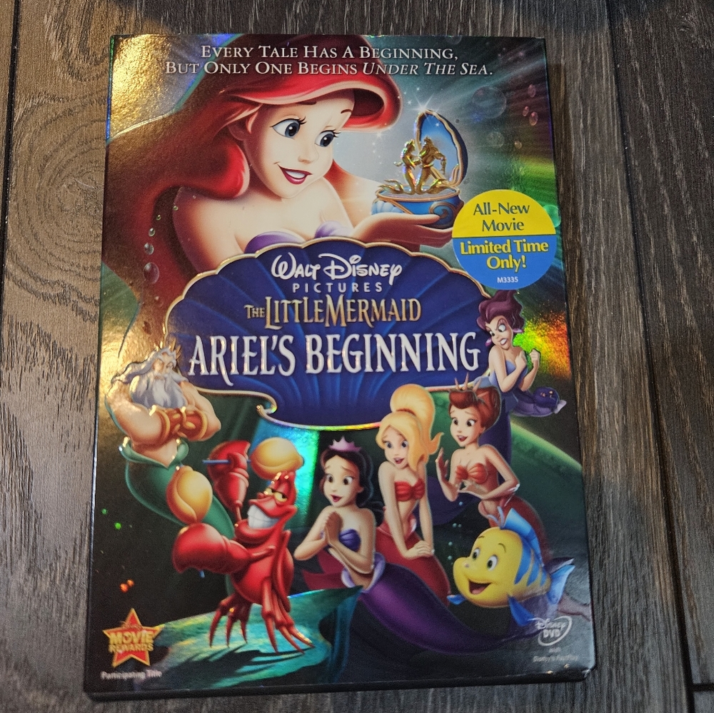 Disney Ariel's beginning little mermaid dvd